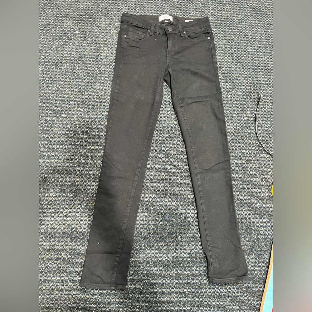 Paige black skyline skinny jeans